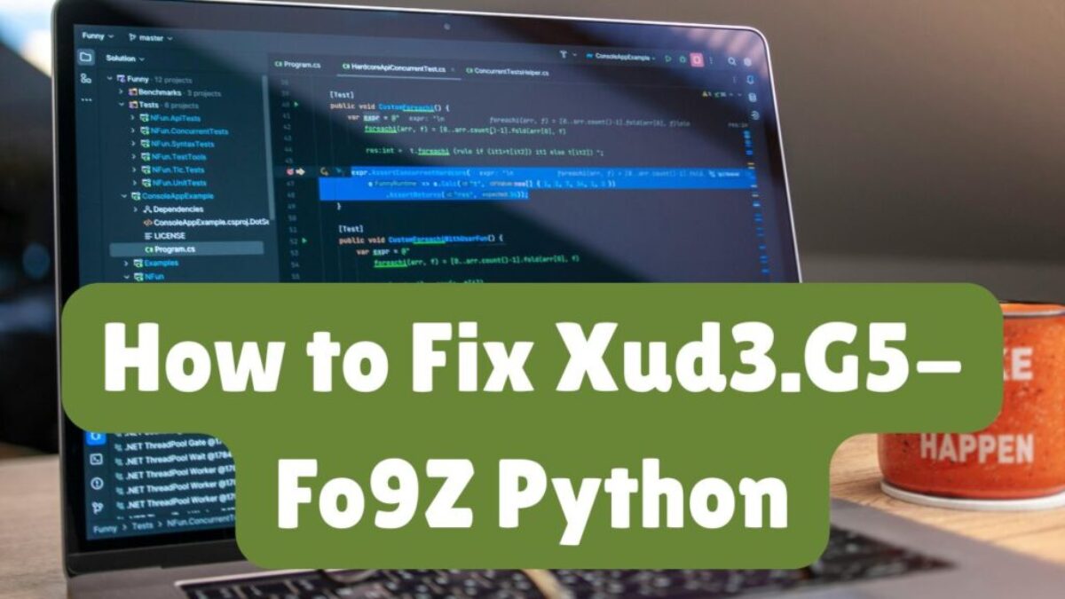 How to Fix XUD3.G5-FO9Z Python Errors Fast