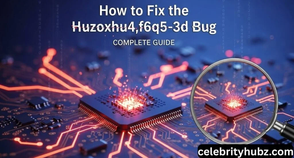 Fix Huzoxhu4.f6q5-3d Bug: Complete Troubleshooting